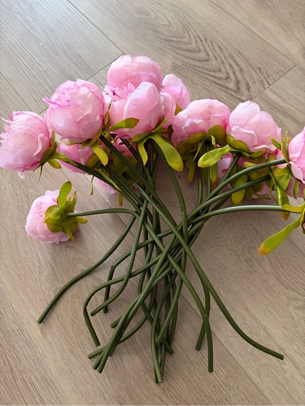 Artificial Pink Peony Bouquet